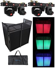 2 Chauvet DJ GIGBAR BRIDGE ILS Kits w/Moving Heads Wash Lights Rockbooth Facade