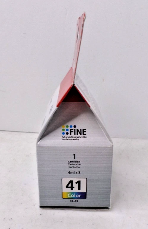 Genuine Canon CL-41 Color Combination Ink Cartridge ChromaLife100 Pixma NEW Seal - Image 2 of 4