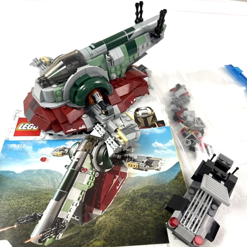 LEGO Star Wars Boba Fett's Starship 75312 Manual - No Box or Mini Figs