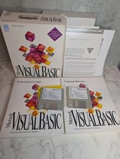 Microsoft Visual Basic 2.0 Standard Edition Windows 3.1 3.5" Floppy Box Manuals