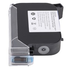 US Quick Dry Solvent Ink Cartridge Black 42ml 12.7mm Replacement For Handheld