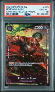 Zoro Pre Release Winner | eBay
