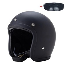 Vintage Motorcycle Helmet Jet Unisex Retro 500TX Fiberglass Motorbike Helmets