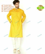 Mens Kurta Traditional Mens Ethnic Wear Shirt Kurta Cotton Indian Clothing