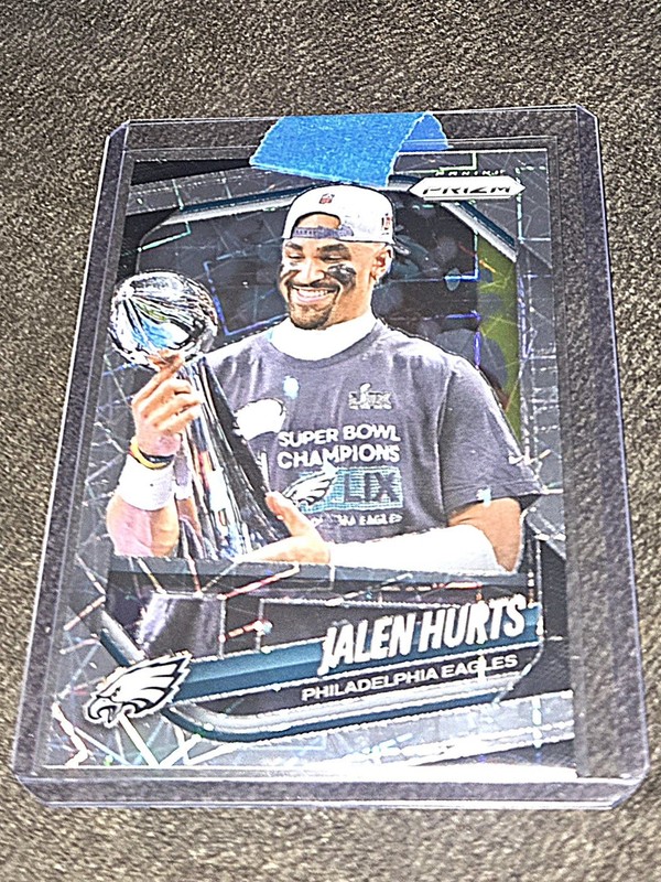 2025 Prizm Jalen Hurts Super Bowl Laser Prism SP #228 Philadelphia Eagle