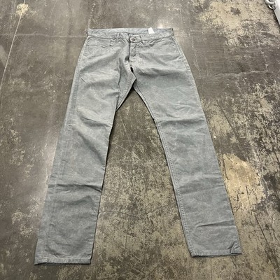 PRL  Jeans slim fit Shuttle woven selvedge Denim Gray Mens 32x32