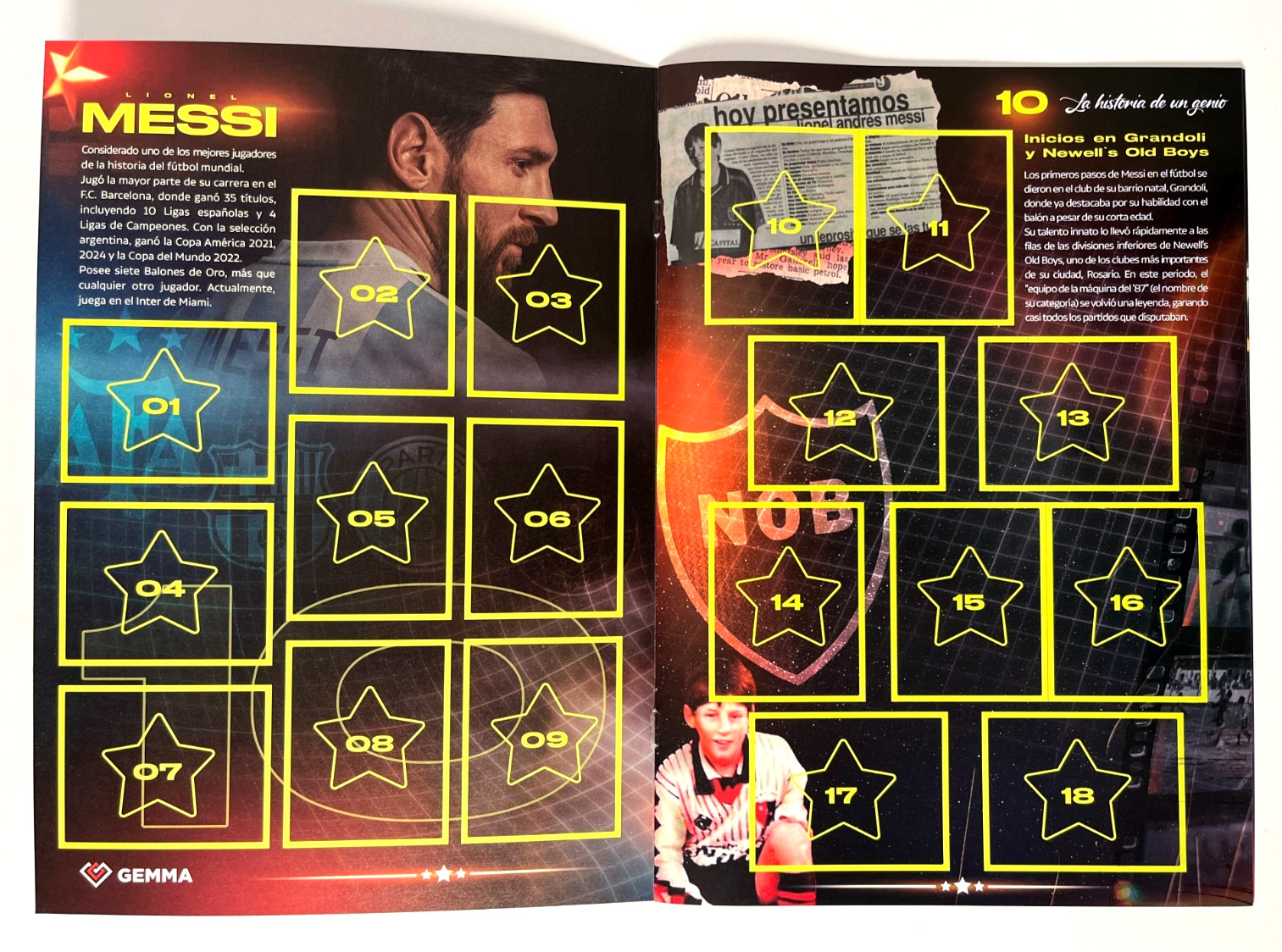 ALBUM LIONEL MESSI STORY + Full Set 162/162 Stickers Peru Edition 2025 RARE