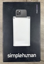 Simplehuman Cleanstation Phone Sanitizer, White Steel (st4002)(brand New)