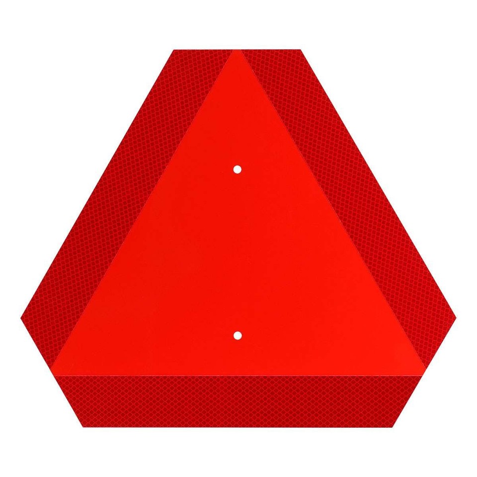 Triangle Slow Sign Slow Moving Vehicle Safety Sign,Slow Moving Vehicle Triangle Sign ...