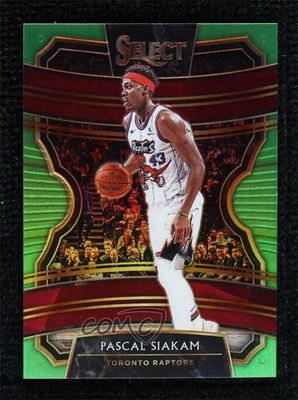 2019-20 Panini Select Concourse Neon Green Prizm 2/75 Pascal Siakam #89 hs9