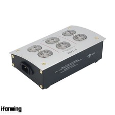 Original e-TP60 Power Strip 6 Ports AC Power Distributor for Audio Speakers/Amp