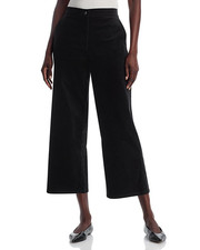 Eileen Fisher Velveteen Wide Leg Ankle Pants MSRP 188