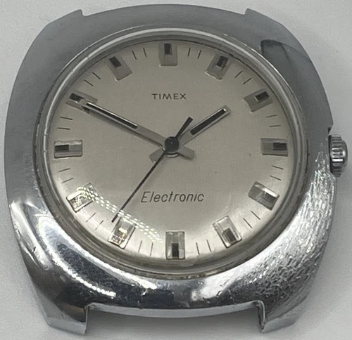 Vintage Mens Timex Electric Watch WILL NOT RUN For Parts Or Repair HB