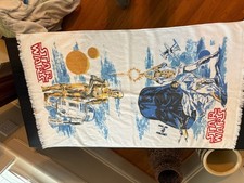 Vintage 1977 Star Wars Bibb Company Beach Bath Towel 24”x 40” Made in USA