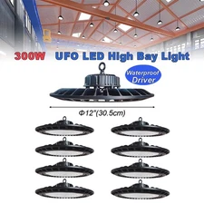 300W Garage UFO Lights Commercial Warehouse Factory Shop GYM Ceiling Led Lights