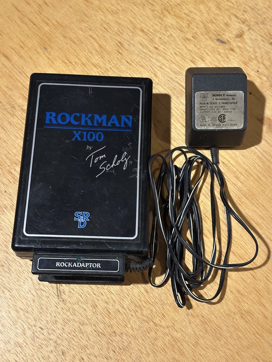 ROCKMAN X100 - Tom Scholz SR&D Vintage Headphone Amp With Plug! | eBay