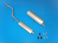 Auspuffanlage Peugeot 206 1.6 Auspuff Endtopf Mitteltopf Montagesatz Bj. 98.00