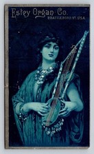 Estey Church Organ Woman Parlor Guitar C P Smith Somerville New Jersey P865