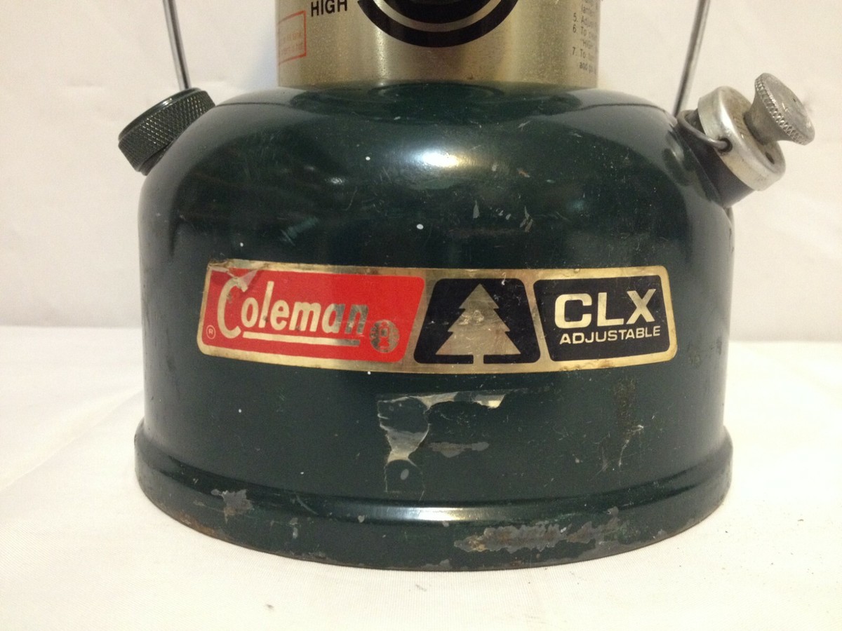 COLEMAN CLX 290 Double Mantle Liquid Fuel Camp / Camping Lantern