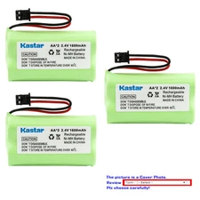 Kastar 2.4V 1600mAh Ni-MH Battery for Uniden EZAi2997 EZi2996 EZX290 BT-1007