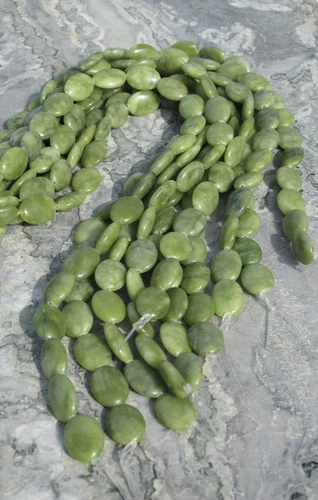 GENUINE Connemara marble 18x13mm Beads x 22 Guaranteed Irish