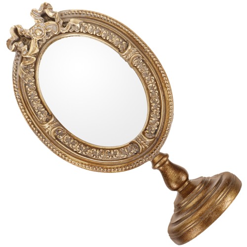 Handle Mirror Props Vintage Tabletop Decorative Office Vanity Desk - Picture 9 of 12