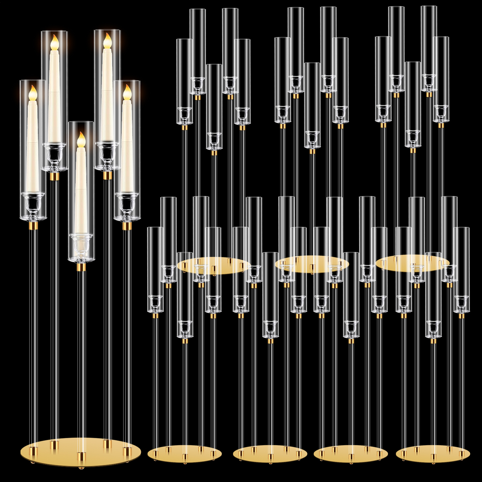 W/ Lampshades For Wedding Party Decor