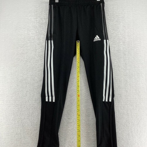 Adidas Unisex Kids Tiro21 Activewear Football Black White Track Pant Size Small - Picture 7 of 10