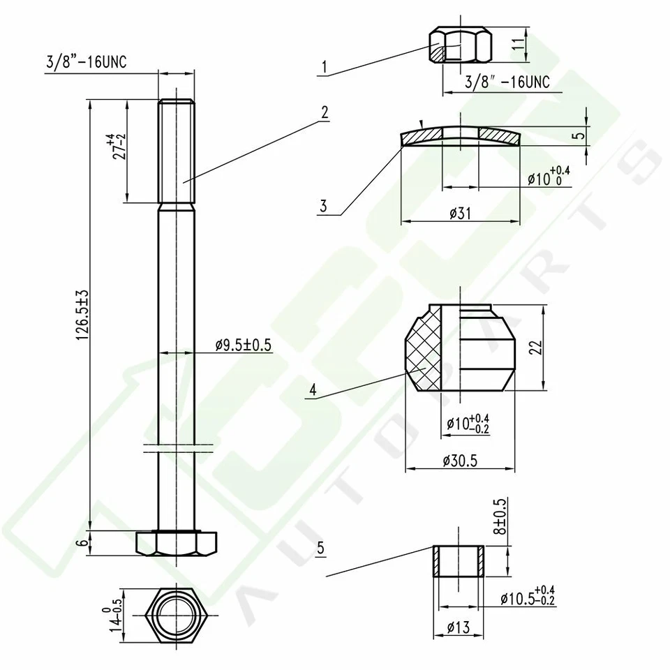 For Chrysler PT Cruiser & Dodge Neon 8pcs Front Lower Control Arms Tie Rods Kit Foto 2 de 4