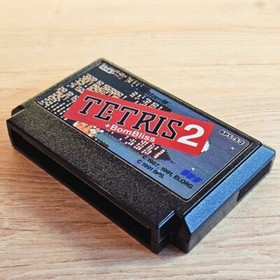 TETRIS 2 BomBliss Nintendo Famicom NES Japanese ver Cleaned Tested & Working