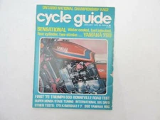 January 1972 Cycle Guide Magazine Triumph Honda Kawasaki B10804