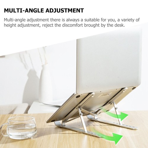 Stand D'ordinateur En Alliage Aluminium Support Portable Pliable Pour - Photo 4/12