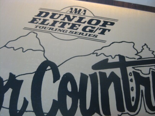 Vintage DUNLOP ELITE G/T AMA MOTORCYCLE TROPHY Plaque COLOR COUNTRY Road 1987 - Picture 4 of 7