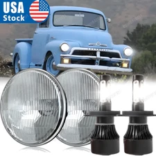 For Chevrolet Truck 1954-1957 3100 1956-1959 7Inch LED ROUND Headlights