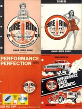 CureRide Shocks Catalogs 1968-1969-1970-1971 Airshox PDF File USB Flash Drive