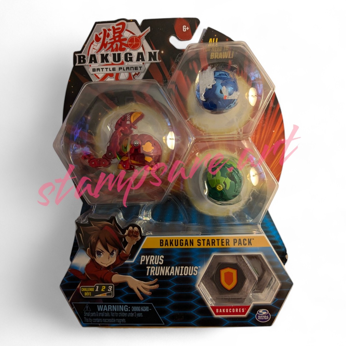 Bakugan Battle Planet Starter Pack Pyrus Trunkanious New | eBay
