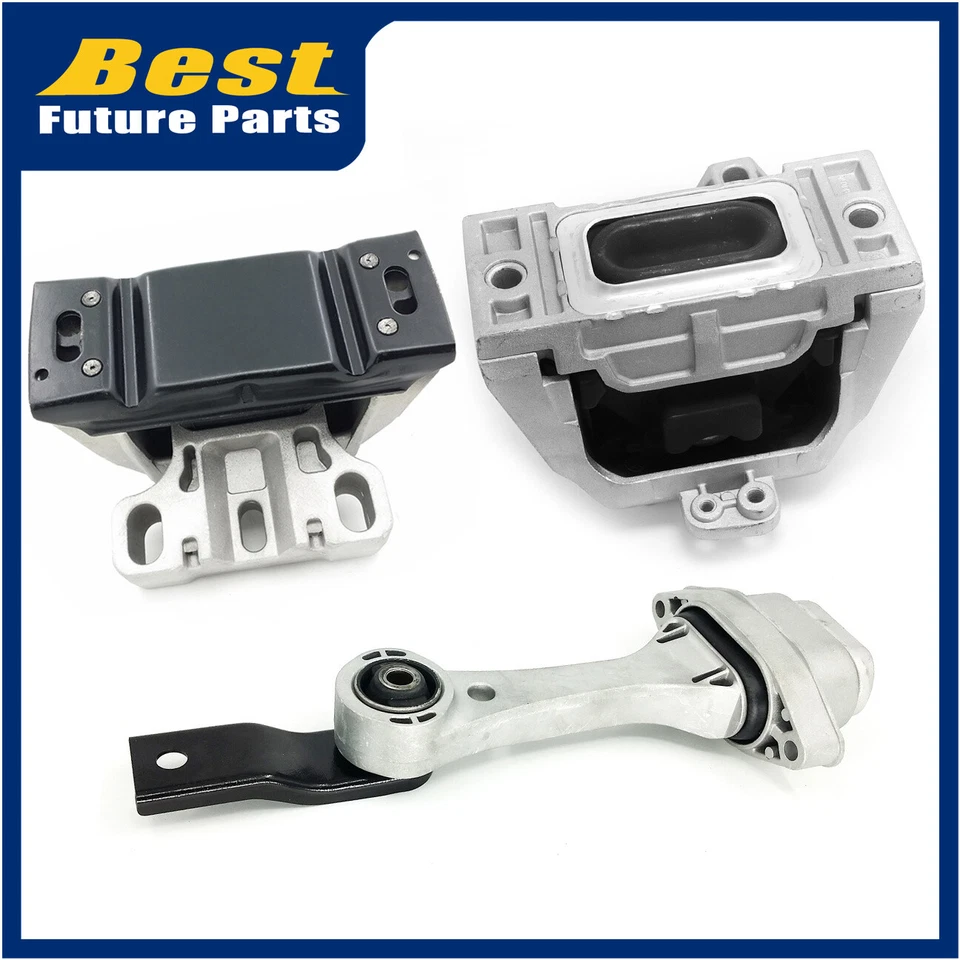 Juego de montaje de motor y transmisión de 3 piezas para Volkswagen Beetle Golf Jetta 1998-2006 1,8 L Foto 3 de 3