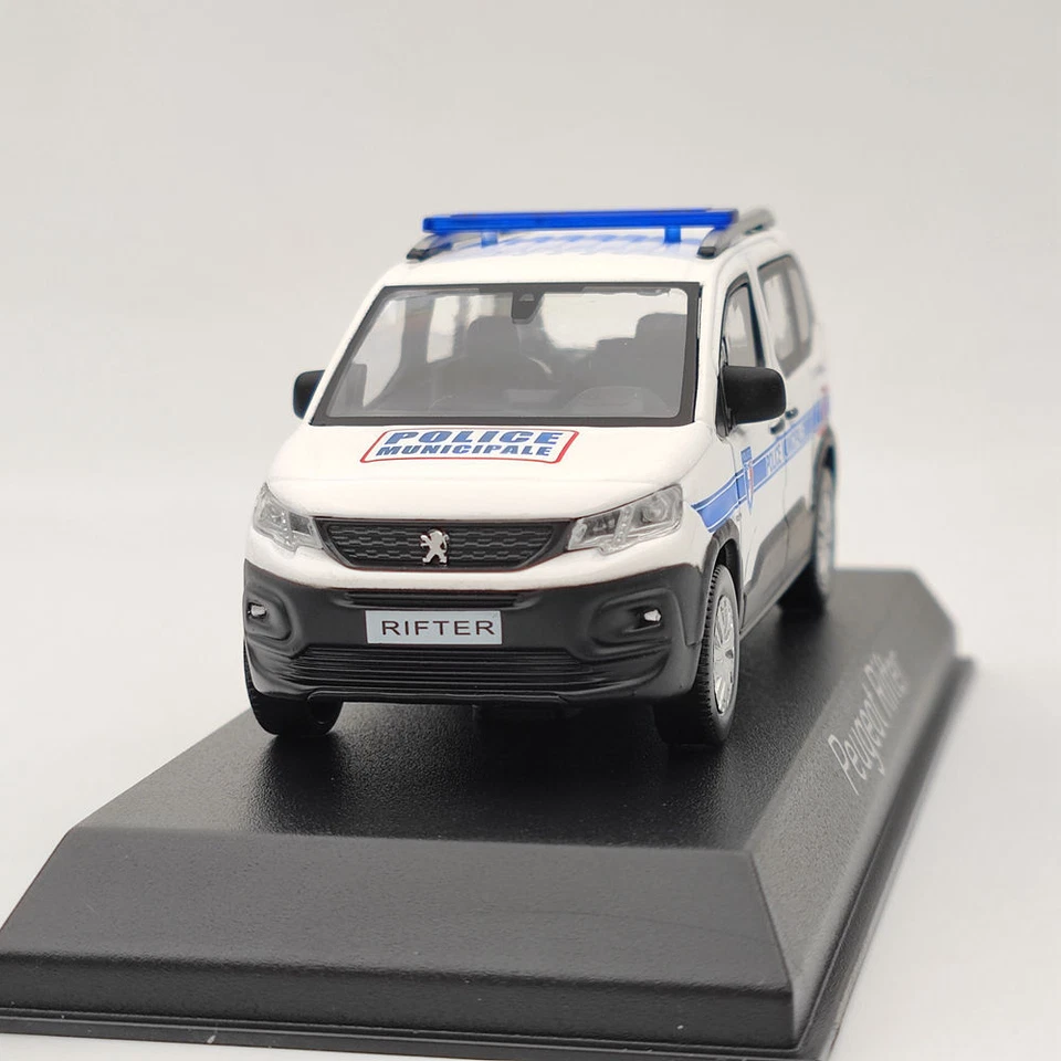 1/43 Norev Peugeot Rifter 2019 Police Municipale Diecast Models Car Collection - Image 4 of 4