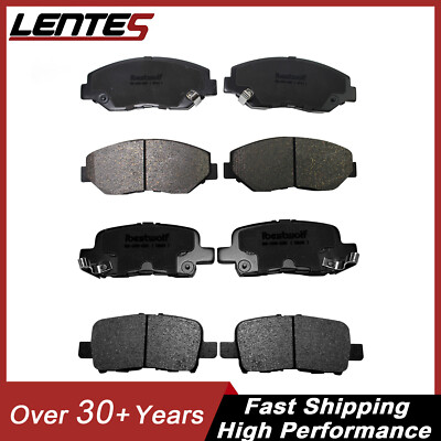 Front And Rear Ceramic Brake Pads For 2003 2004 2005 2006 2007 2008 Honda Pilot