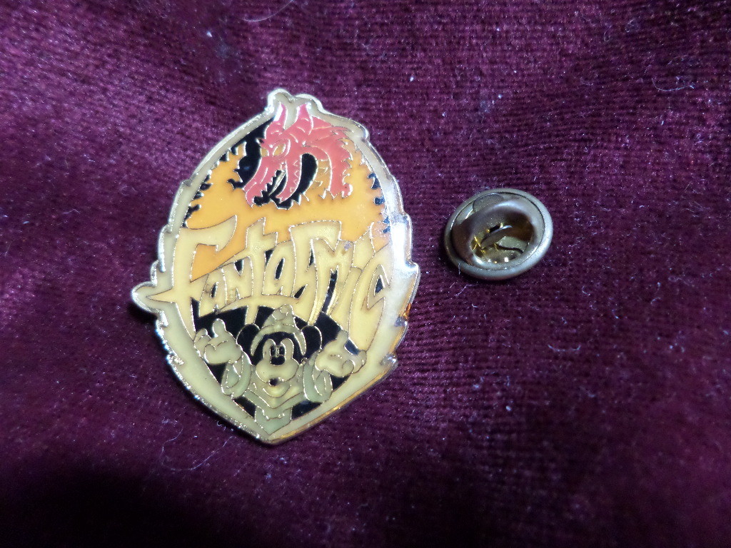 Vintage Fantasmic Disney Pin - Dragon and Sorcerer Mickey
