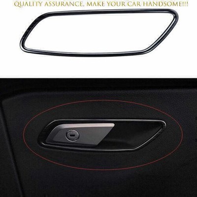 For Audi A6 A7 S6 S7 2019-2024 Black Titanium Co-Pilot Storage Box Handle Frame