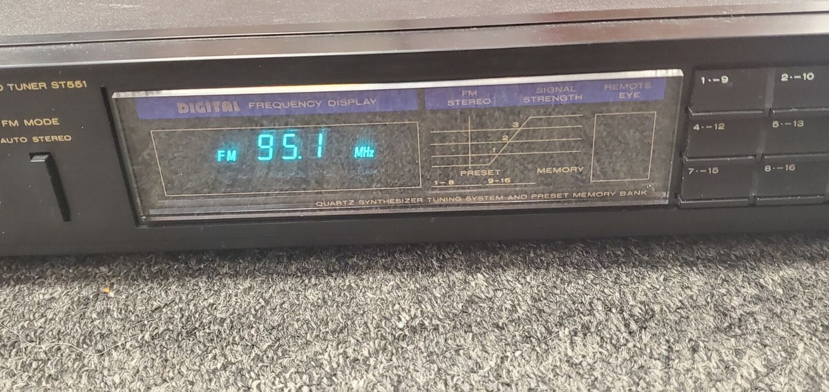 Marantz ST551 Digital Quartz Synthesized Stereo Tuner | eBay