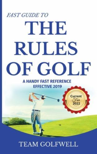 : Fast Guide To Golf Rules 6 X 9 Inch Hardback