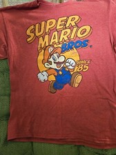 vintage super mario brothers t shirt