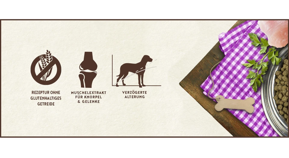 BOSCH Hundefutter HPC Senior Trockenfutter mit Geflügel 2x12,5kg - Bild 4 von 4