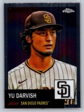 YU DARVISH 2022 TOPPS CHROME PLATINUM ANNIVERSARY #202 BASE CARD / PADRES