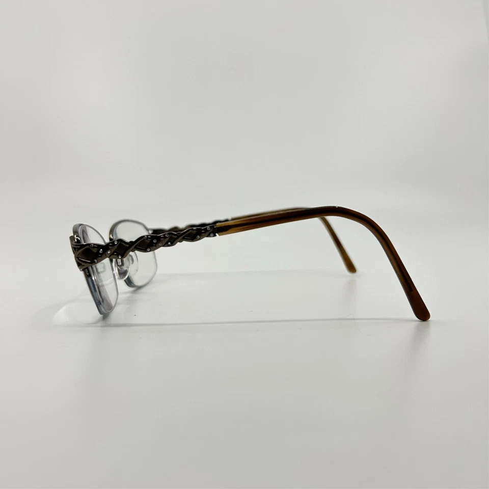 Monturas de gafas Sophia Lorens Beau Rivage Zyloware para mujer marrón 53-17-135 3039 Foto 3 de 4