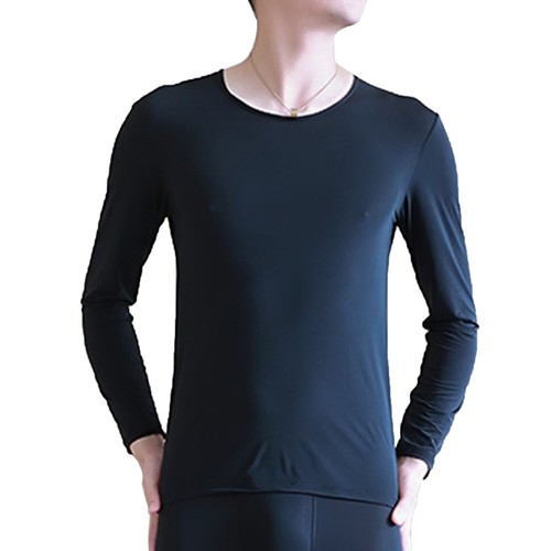 Men's Thermal Underwear Long Sleeve Base Top Layer Shirts Turtleneck Undershirt - Picture 111 of 115