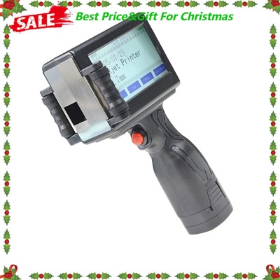 US Handheld Inkjet Printer Touch Screen Dates Logo Laser Coder Label QR Bar CoEW