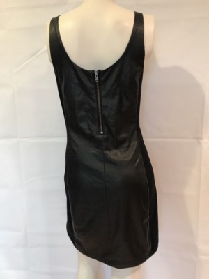 chinese dress ladies Ser.O.Ya Aria Vegan Leather Mini Dress